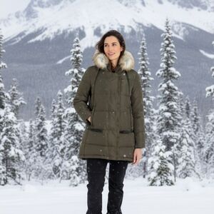 Derek Lam Down Isulated Puffer Fur Lined Hood
